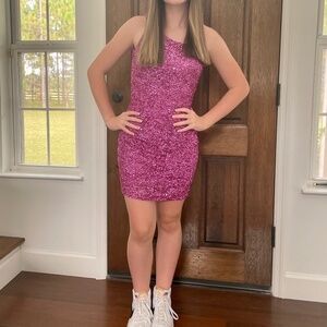 Primavera Short Sequin Dress